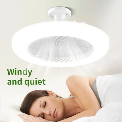 VENTILADOR DE TECHO Y LUZ LED CON CONTROL